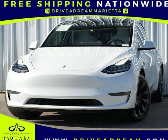 TESLA MODEL Y 2021 5YJYGAEE6MF195148 image TESLA MODEL Y 2021 5YJYGAEE6MF195148 image